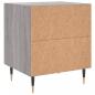 Preview: Nachttisch Grau Sonoma 40x35x47,5 cm Holzwerkstoff