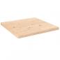 Preview: ARDEBO.de - Tischplatte 50x50x2,5 cm Massivholz Kiefer Quadratisch