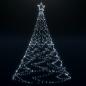 Preview: LED-Weihnachtsbaum mit Metallstange 1400 LEDs Kaltweiß 5 m