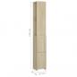 Preview: Badschrank Sonoma-Eiche 25x26,5x170 cm Holzwerkstoff