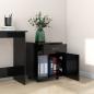 Preview: Rollschrank Schwarz 45x38x54 cm Holzwerkstoff