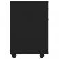 Preview: Rollschrank Schwarz 45x38x54 cm Holzwerkstoff