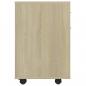 Preview: Rollschrank Sonoma-Eiche 45x38x54 cm Holzwerkstoff