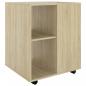 Preview: Rollschrank Sonoma-Eiche 60x53x72 cm Holzwerkstoff