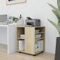 Preview: Rollschrank Sonoma-Eiche 60x53x72 cm Holzwerkstoff