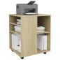 Preview: Rollschrank Sonoma-Eiche 60x53x72 cm Holzwerkstoff