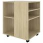 Preview: Rollschrank Sonoma-Eiche 60x53x72 cm Holzwerkstoff