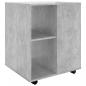 Preview: Rollschrank Betongrau 60x53x72 cm Holzwerkstoff