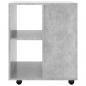 Preview: Rollschrank Betongrau 60x53x72 cm Holzwerkstoff