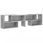 Preview: TV-Schrank Betongrau 149x30x52 cm Holzwerkstoff