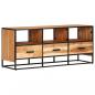 Preview: TV-Schrank 110x30x45 cm Massivholz Akazie 