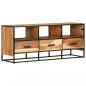 Preview: TV-Schrank 110x30x45 cm Massivholz Akazie 