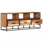 Preview: TV-Schrank 110x30x45 cm Massivholz Akazie 