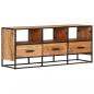 Preview: TV-Schrank 110x30x45 cm Massivholz Akazie 