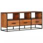 Preview: TV-Schrank 110x30x45 cm Massivholz Akazie 