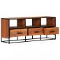 Preview: TV-Schrank 110x30x45 cm Massivholz Akazie 