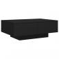 Preview: Couchtisch Schwarz 90x60x31 cm Holzwerkstoff