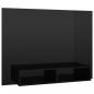 Preview: TV-Wandschrank Hochglanz-Schwarz 120x23,5x90 cm Holzwerkstoff