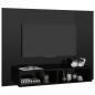 Preview: TV-Wandschrank Hochglanz-Schwarz 120x23,5x90 cm Holzwerkstoff