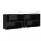 Preview: TV-Schrank Hochglanz-Schwarz 149x30x52 cm Holzwerkstoff