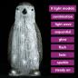 Preview: LED-Weihnachtsfigur Pinguin Acryl Indoor und Outdoor 30 cm