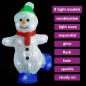 Preview: LED-Weihnachtsfigur Schneemann Acryl Indoor und Outdoor 30 cm