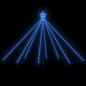 Preview: Weihnachtsbaum-Lichterketten Indoor Outdoor 400 LEDs Blau 2,5 m