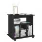 Preview: Rollschrank Schwarz 60x45x60 cm Holzwerkstoff