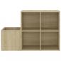 Preview: Flur-Schuhschrank Sonoma Eiche 105x35,5x70 cm Holzwerkstoff