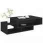 Preview: Couchtisch Schwarz 105x55x32 cm Holzwerkstoff