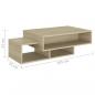 Preview: Couchtisch Sonoma-Eiche 105x55x32 cm Holzwerkstoff