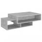 Preview: Couchtisch Betongrau 105x55x32 cm Holzwerkstoff