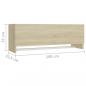 Preview: Kleiderschrank Sonoma-Eiche 100x32,5x35 cm Holzwerkstoff