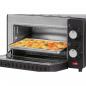 Preview: Clatronic MB 3746 Mini-Backofen, 650 W, 8 Liter Backraum, Ober- und Unterhitze, schwarz