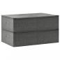 Preview: Aufbewahrungsboxen 2 Stk. Stoff 70x40x18 cm Anthrazit