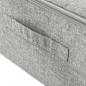 Preview: Aufbewahrungsboxen 2 Stk. Stoff 70x40x18 cm Grau