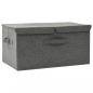 Preview: Aufbewahrungsbox Stoff 50x30x25 cm Anthrazit