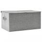 Preview: Aufbewahrungsbox Stoff 50x30x25 cm Grau