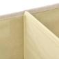 Preview: Aufbewahrungsbox Stoff 50x30x25 cm Creme