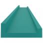 Preview: Wandregale 4 Stk. Blau 80x9x3 cm