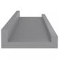 Preview: Wandregale 4 Stk. Grau 40x9x3 cm