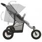 Preview: Kinderwagen Hellgrau Stahl