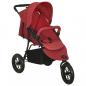 Preview: ARDEBO.de - Kinderwagen Rot Stahl