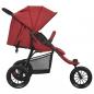 Preview: Kinderwagen Rot Stahl