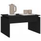 Preview: Couchtisch Schwarz 68x50x38 cm Holzwerkstoff