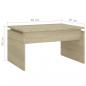 Preview: Couchtisch Sonoma-Eiche 68x50x38 cm Holzwerkstoff