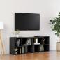 Preview: ARDEBO.de - TV-Schrank Schwarz 104x30x52cm Holzwerkstoff