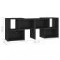 Preview: TV-Schrank Schwarz 104x30x52cm Holzwerkstoff