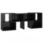 Preview: TV-Schrank Hochglanz-Schwarz 104x30x52cm Holzwerkstoff