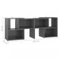 Preview: TV-Schrank Hochglanz-Grau 104x30x52cm Holzwerkstoff